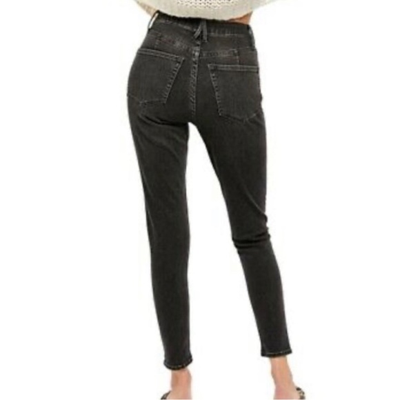 We the Free People Montana Skinny Jeans in Milkyway Black Women's Size 26 New - Picture 4 of 6